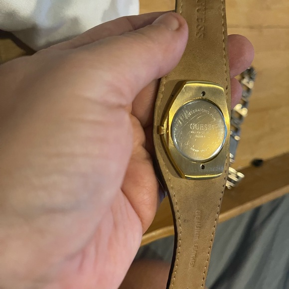Guess watch bundle like new- look at all photos suede / gold & SS MOP - Picture 4 of 12